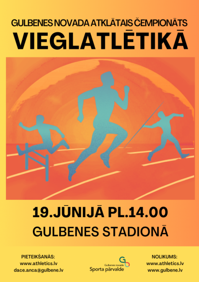 vieglatlētikas afiša