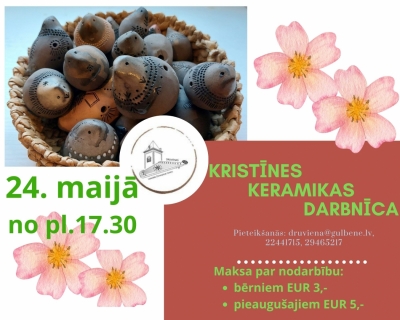 Afiša: Kristīnes keramikas darbnīca