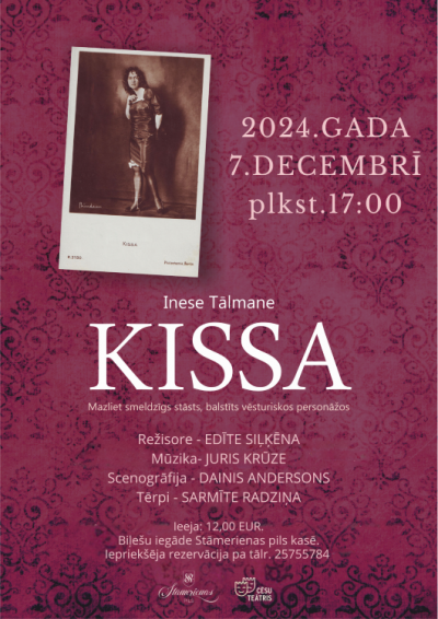 Afiša: Teātra izrāde "KISSA"