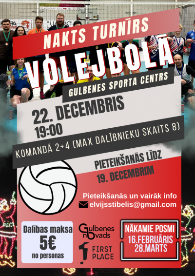 Nakts turnīrs volejbolā