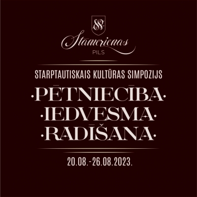 Afiša: Kultūras simpozijs Stāmerienas pilī