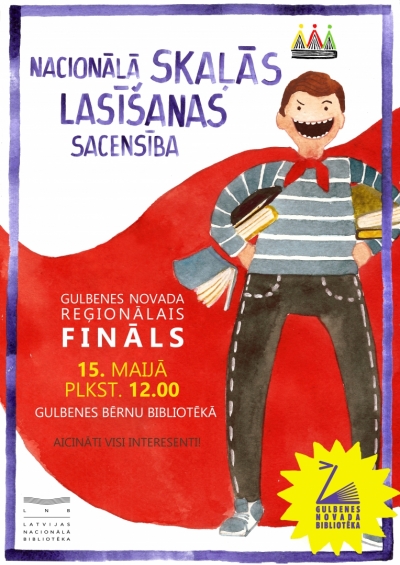 Attēls: Skaļās lasīšanas sacensības Reģionālais fināls 