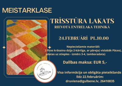 Afiša: Adīšanas meistarklase