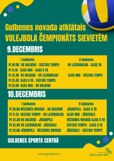 volejbola čempionāts