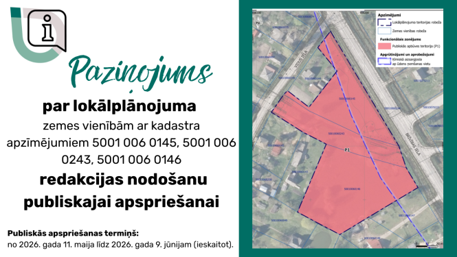 Attēls: paziņojums par publisko apspriešanu
