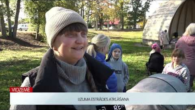 Atklāj Lizuma estrādi