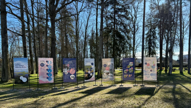 Attēls: Latvijas Dabas fonds aicina apskatīt izstādi par Lubāna ezeru Gulbenes Gulbīšu parkā