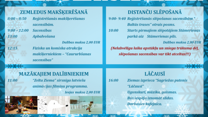 Ziemas diena Stāmerienā 5. februārī