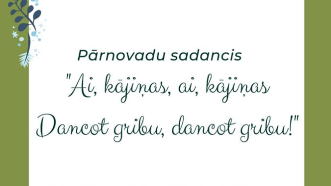 Pārnovadu sadancis Tirzā 28. janvārī 19:00