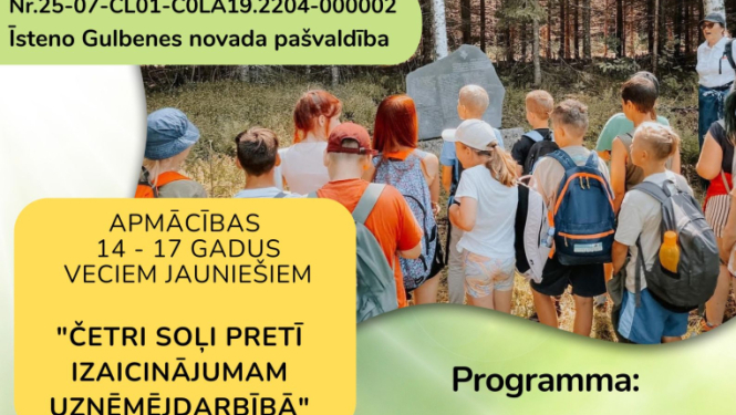 Attēls: apmācības "Četri soļi pretī izaicinājumam uzņēmējdarbībā"