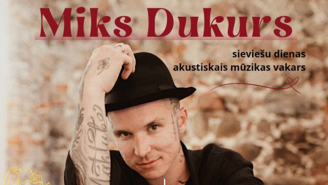 Attēls: Akustiskais mūzikas vakars kopā ar Miku Dukuru