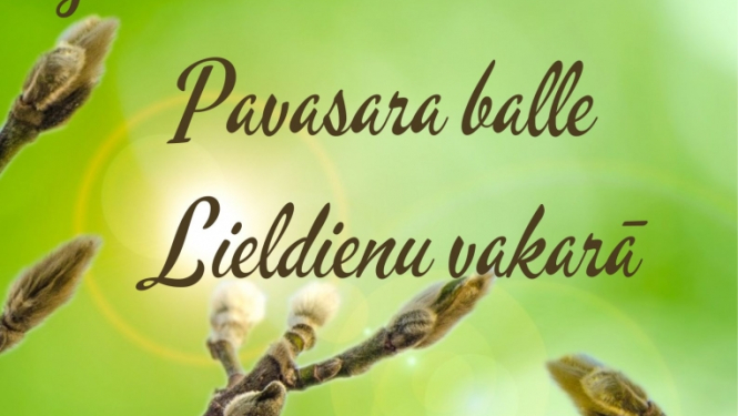Pavasara balle Lejasciemā 9. aprīlī