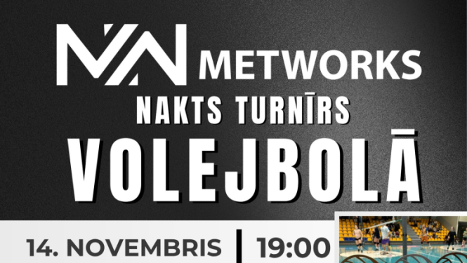 Nakts turnīrs volejbolā