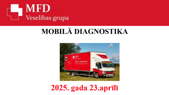 Attēls: Mobilā diagnostika Gulbenē aprīlī