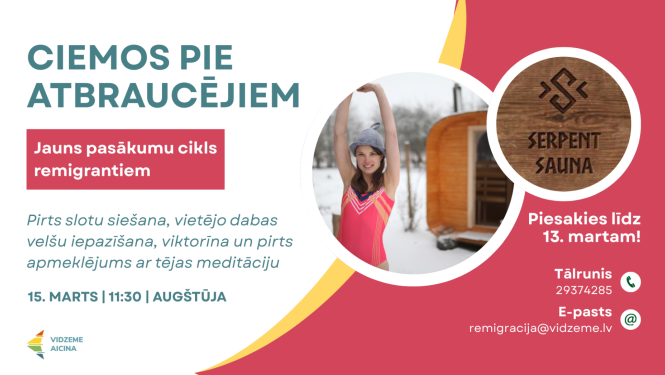 Attēls: Notiks Vidzemes pasākuma cikla “Ciemos pie atbraucējiem” otrā tikšanās – šoreiz Augštūjā