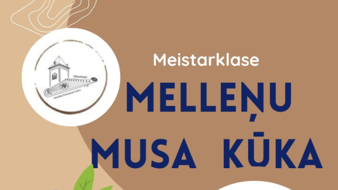 Afiša: Meistarklase "Melleņu musa kūka"