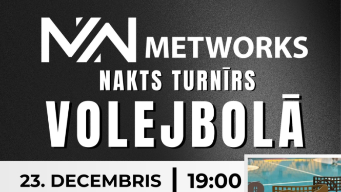 Nakts turnīrs volejbolā