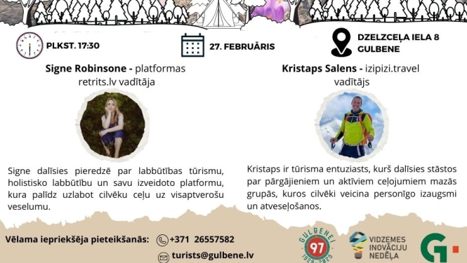 Afiša: Iedvesmas stāstu vakars