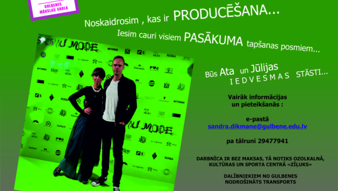 Attēls: pasākumu producēšanas darbnīca