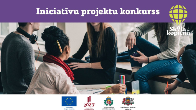 Attēls: izsludināts projektu konkurss “Skolas – kopienas iniciatīvu projekti priekšlaicīgas mācību pārtraukšanas un sociālās atstumtības riska mazināšanai”