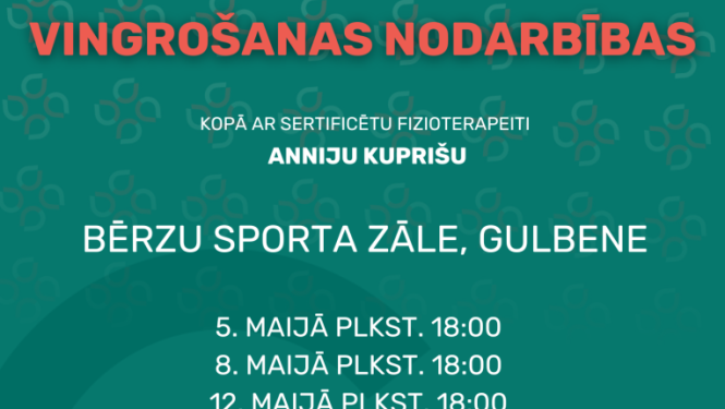 Vingrošanas afiša