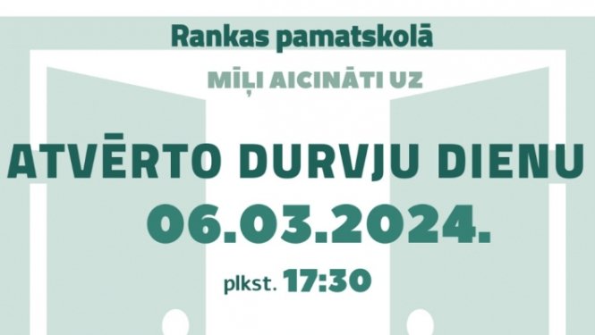 Attēls: Atvērto durvju diena Rankas pamatskolā