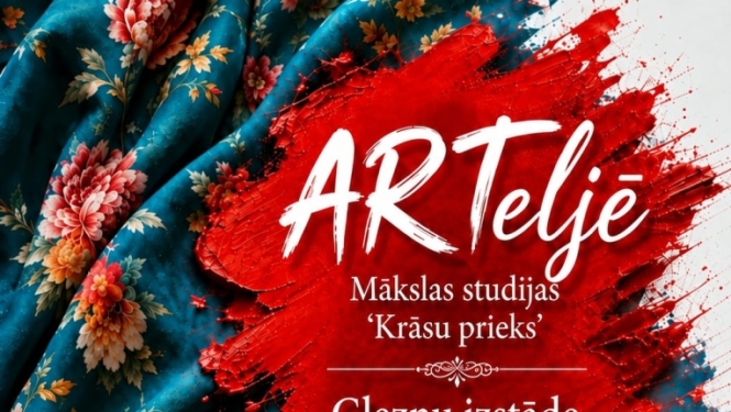 Afiša: izstāde "ARTeljē"