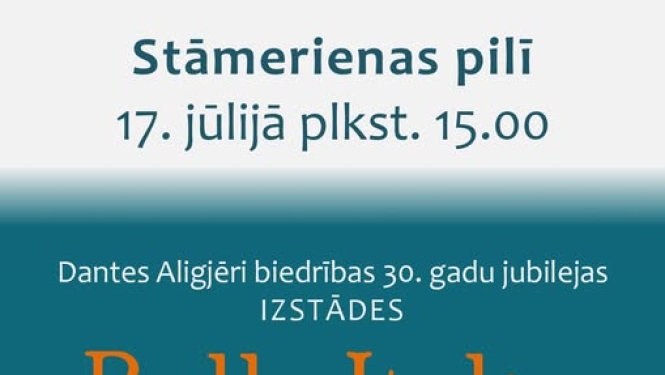 Afiša: Izstādes "Bella Italia" atklāšana