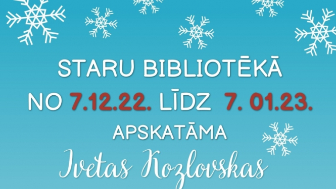 Staru pagasta bibliotēkā ceļojumu izstāde "Simtu septiņu mazo pudelīšu stāsti"