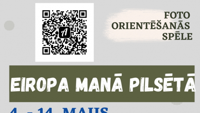 Piedalies foto orientēšanās spēlē "Eiropa manā pilsētā" Individuāli un komandās no 4.maija līdz 14.maijam, ieskaitot, aicinām apmeklēt objektus Gulbenē, kuru izveidē vai atjaunošanā ir izmantots Eiropas Savienības finansējums, tai skaitā arī Gulbenes novada pašvaldības līdzfinansētie projekti. 