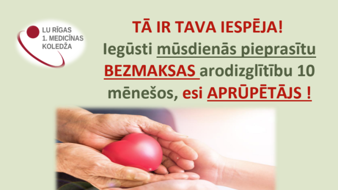 Vzuālis: apgūsti aprūpētāja izglītību