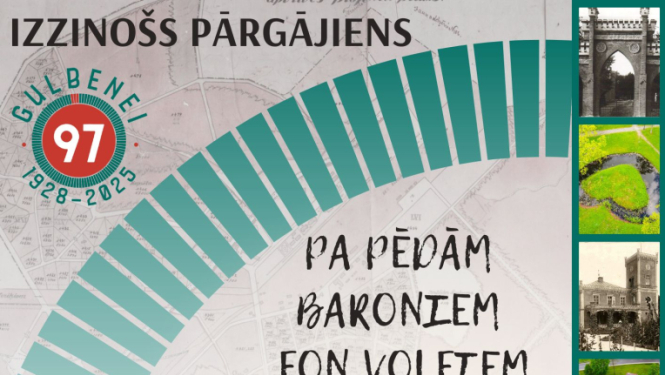 Afiša: Pārgājiens "Pa pēdām baroniem fon Volfiem"