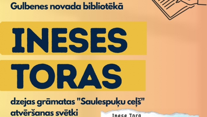 Attēls: Ineses Toras dzejas grāmatas "Saulespuķu ceļš" atvēršanas svētki