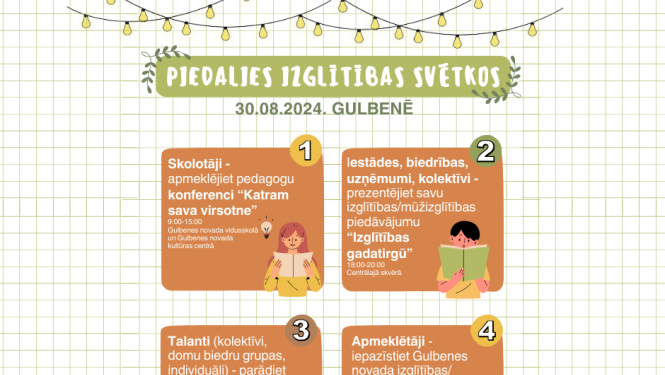 30.augustā - Izglītības svētki Gulbenē