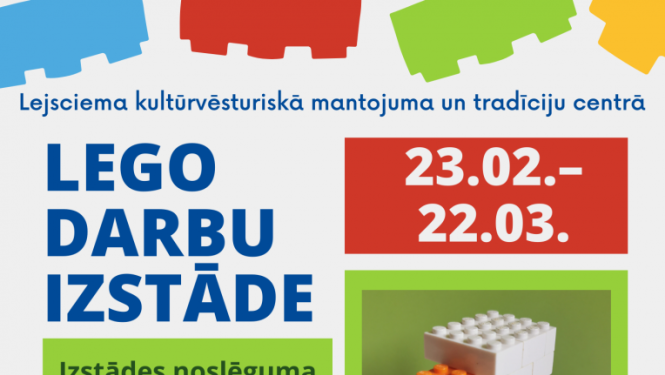 Afiša: LEGO darbu izstāde 