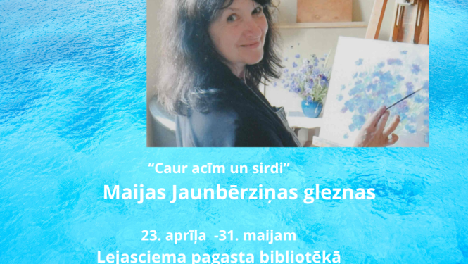 Attēls: Maijas Jaunbērziņas gleznu izstāde