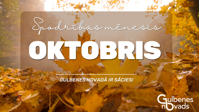 Attēls: Aicinājums iedzīvotājiem par spodrības mēnesi