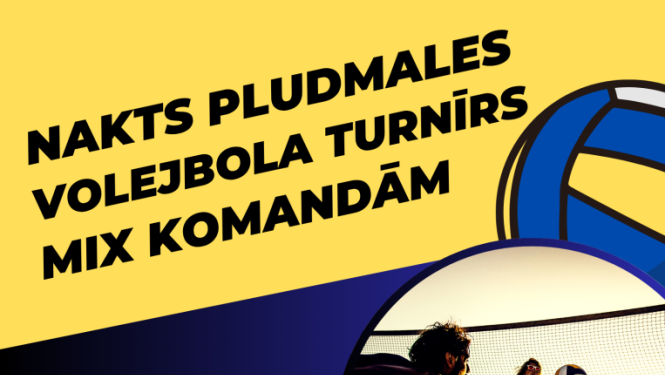 Nakts turnīrs volejbolā