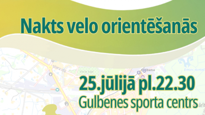 nakts velo orientēšanās