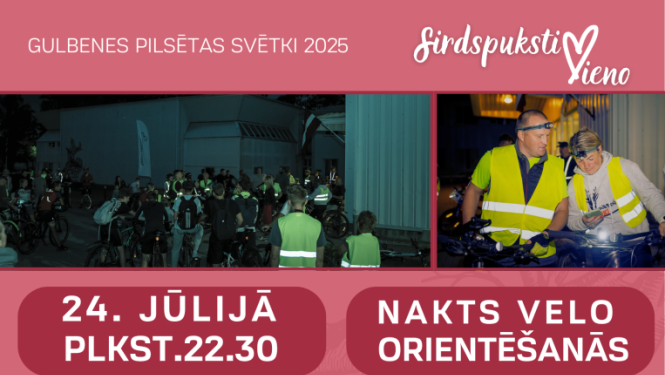 nakts velo orientēšanās