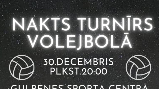 Nakts turnīrs volejbolā