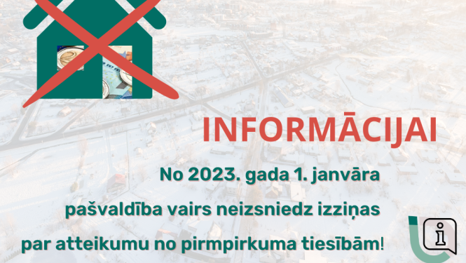 Attēls par pirmpirkuma tiesību funkcijas atcelšanu pašvaldībai