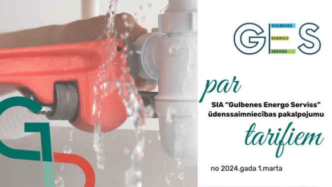 Attēls: par GES ūdenssaimniecības tarifiem 