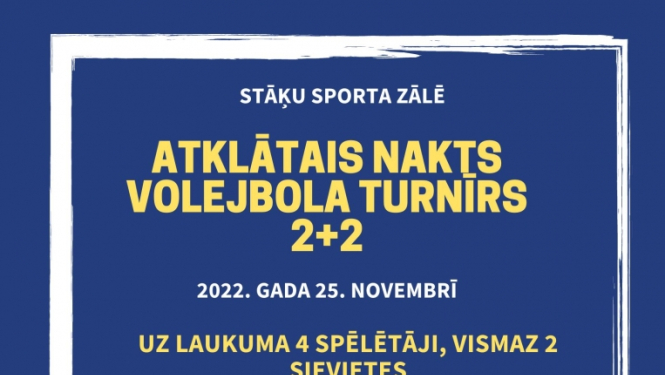 Atklātais nakts volejbola turnīrs