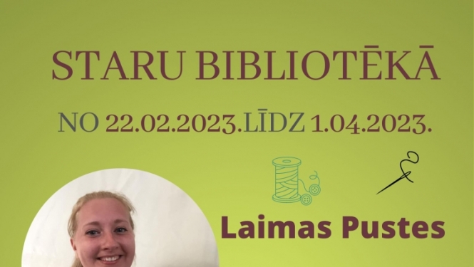 Laimas Pustes krustdūrienā izšūtās gleznas