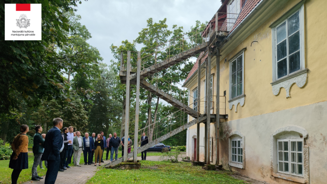 Attēls: Projektā apzina Beļavas muižas kungu mājas tehnisko stāvokli