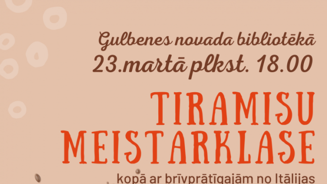 Tiramisu deserta meistarklase kopā ar brīvprātīgajām no Itālijas