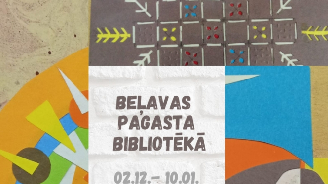 Beļavas pagasta bibliotēkā Viļa Graša izstāde
