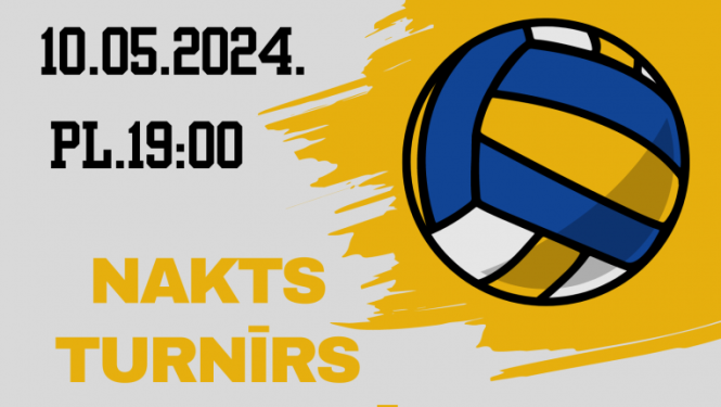 Nakts turnīrs volejbolā