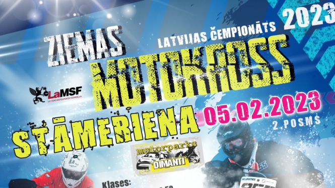 ziemas motokross
